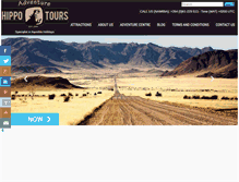 Tablet Screenshot of namibia-adventures.com